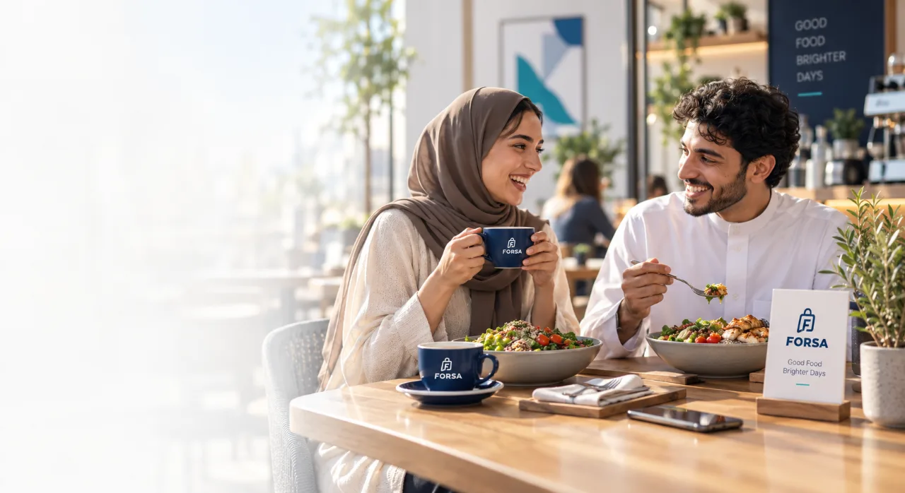 جدول بيانات على حاسوب محمول وخلفه مطبخ